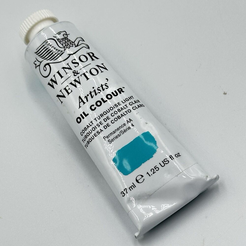 Winsor & Newton Artists' Oil 1.25 Fl Oz (Pack of 1), Cobalt Turquoise Light